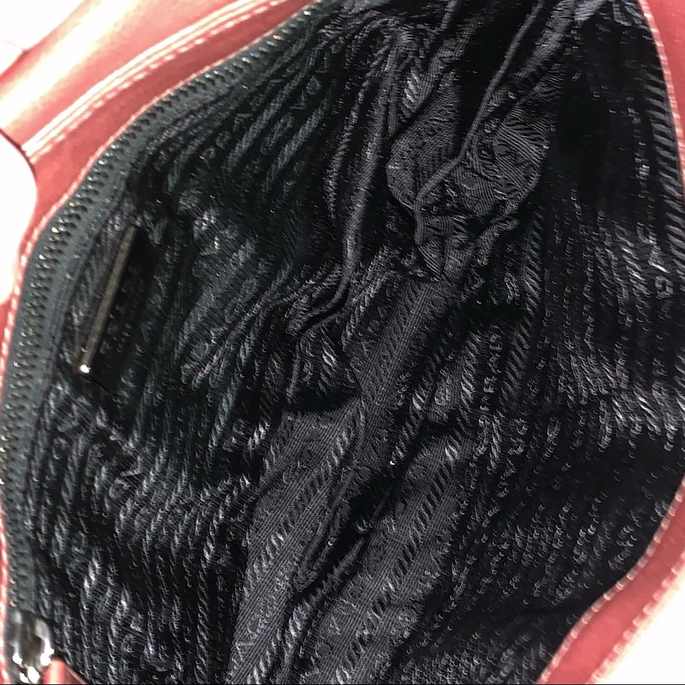 authentic PRADA doe leather HOBO purse $1800 - Picture 11 of 15